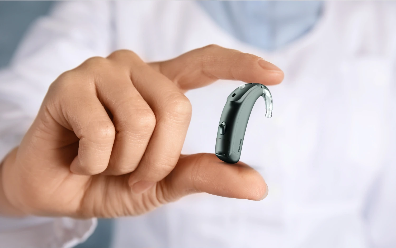Phonak Hearing Aid in Use